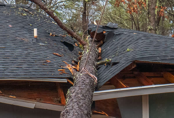 broken roof